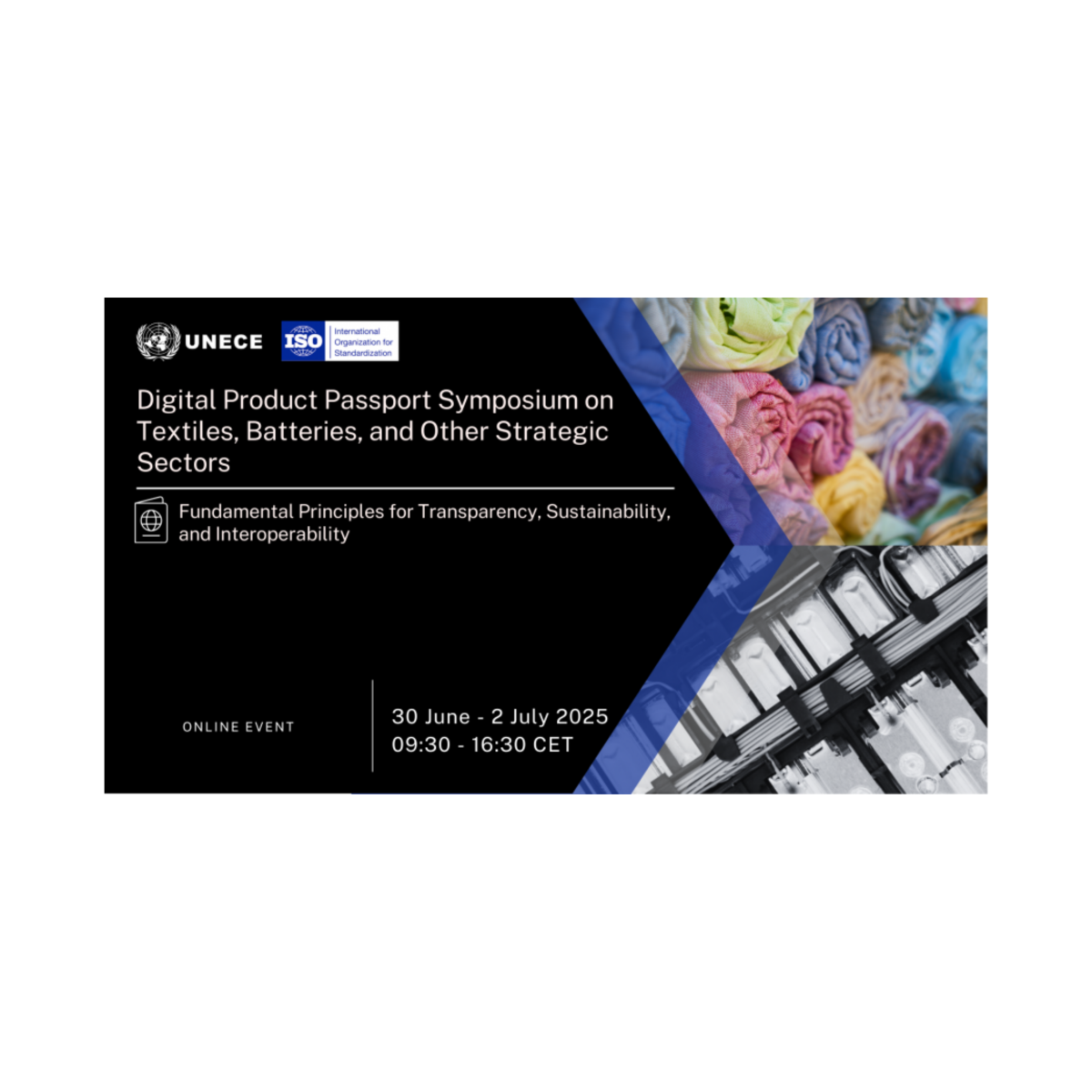 UNECE/ISO: Digital Product Passport Symposium on Textiles, Batteries, and Other Strategic Sectors