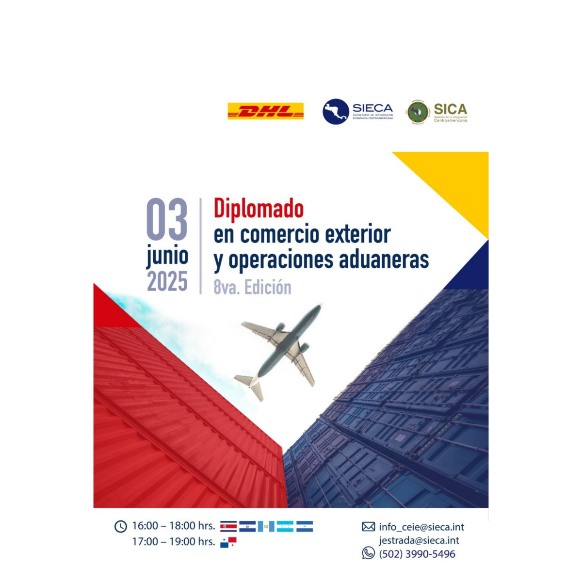 SIECA: 8va. edición del Diplomado Virtual en Comercio Exterior y Operaciones Aduaneras