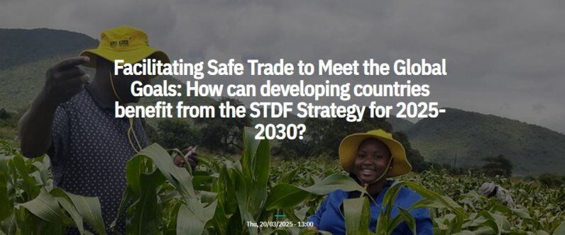 Facilitating Safe Trade to Meet the Global Goals: How can developing countries benefit from the STDF Strategy for 2025-2030?