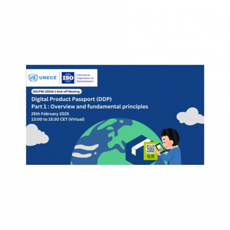 Kick-off Meeting of ISO/PWI 25534-1 (Digital product passport—Part 1: Overview and fundamental principles)
